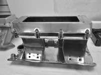 Edelbrock 7075 Fresh Polished Tunnel Ram with Enderle top  Std Deck BB Chevy